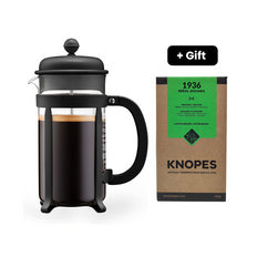 Bodum Java cafetière à piston monture et couvercle en plastique, 8 tasses, 1 litre