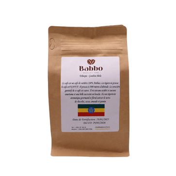 Image of Café en grains, Gundira Shela, Ethiopie, Babbocaffè - 1