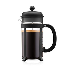 Bodum Java cafetière à piston monture et couvercle en plastique, 8 tasses, 1 litre