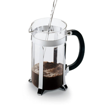 Image of Bodum cafetière à piston CAFFETTIERA avec couvercle en plastique, 8 tasses, 1 litre, acier inox - 4