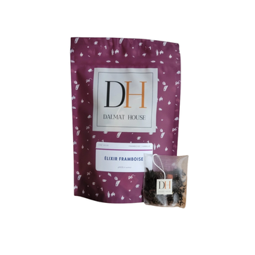 Image of Tea, black tea, Raspberry Elixir, Dalmat House (15 bags) - 1