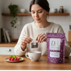 Tea, black tea, Raspberry Elixir, Dalmat House (15 bags)