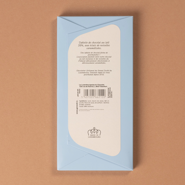 Image of Tablet, Milk Chocolate and Caramelized Hazelnut, Genaveh - 2