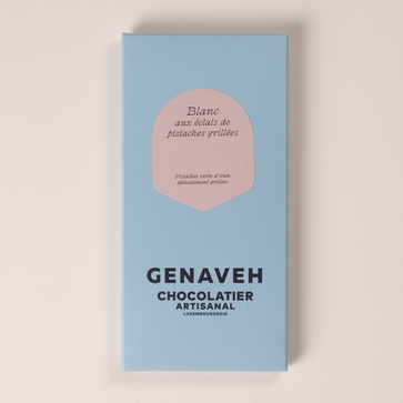Image of Tablet, White chocolate and Pistachio bar, Genaveh - 1