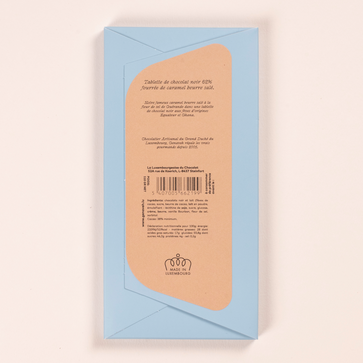 Image of Tablet, Filled Dark Chocolate - Guérande Caramel, Genaveh - 2