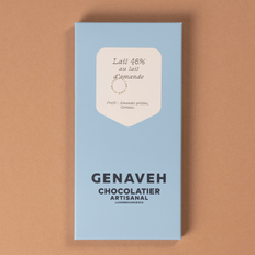 Tablet, Vegan Almond Milk Chocolate, Genaveh