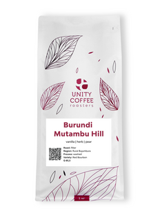 Whole bean, Filter, Burundi Mutambu Hill, Unity Coffee