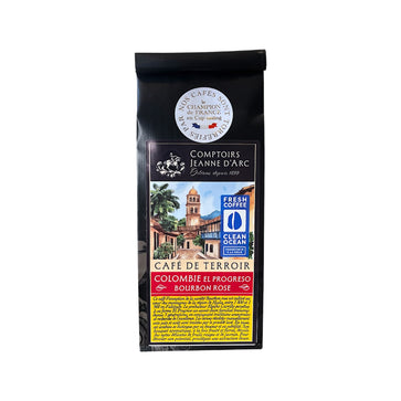 Image of Whole bean, Café Colombie El Progreso, Cafés Jeanne d'Arc - 1