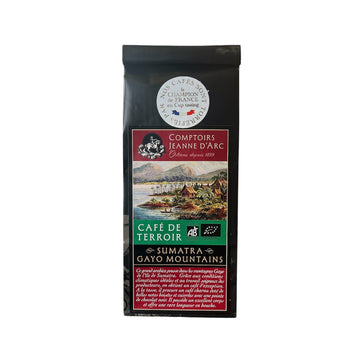 Image of Café en grain, Café Sumatra Gayo FR-BIO-01, Cafés Jeanne d'Arc - 1