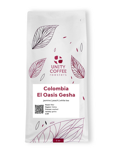 Whole bean, Filter, Colombia El Oasis Gesha, Unity Coffee