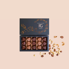 Coffret, chocolat noir & lait, envolée pralinée, Chocolaterie RG