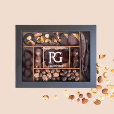 Coffret, chocolat noir & lait, coffret dégustation, Chocolaterie RG
