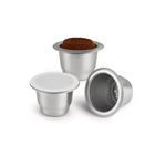 Caps'me capsules réutilisables pour Nespresso® - en inox réutilisables 1000 fois (3 capsules)