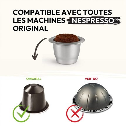 Coffret Caps’me pour Nespresso® avec 250g de café de spécialité fraîchement torréfié