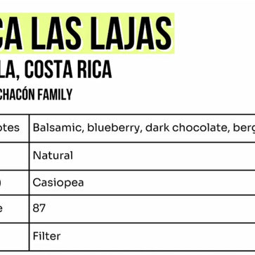 Image of Whole bean, Finca Las Lajas, Costa Rica, Jolt - 2