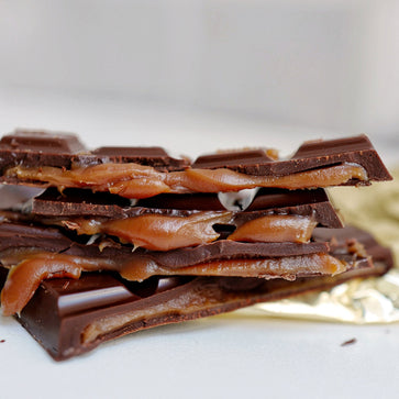 Image of Tablet, Filled Dark Chocolate - Guérande Caramel, Genaveh - 3