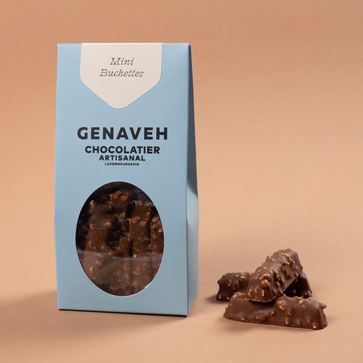 Image of Hazelnut Mini Buchettes, milk chocolate, Genaveh - 2
