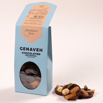 Image of Mendiant, Dark milk or white chocolate, Genaveh - 5