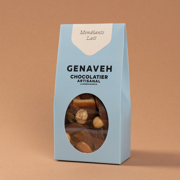 Image of Mendiant, Dark milk or white chocolate, Genaveh - 1