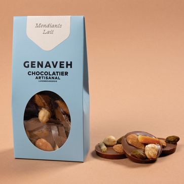 Image of Mendiant, Dark milk or white chocolate, Genaveh - 4