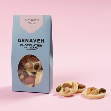 Image of Mendiant, Dark milk or white chocolate, Genaveh - 6