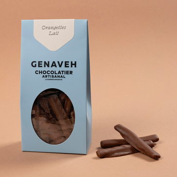Image of Covered fruits, Candied oranges, dark or milk chocolate, Genaveh - 3