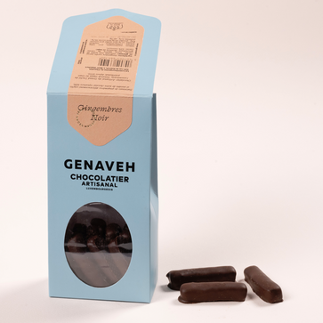 Image of Covered fruits, Dark chocolate candided gingers, Genaveh - 2