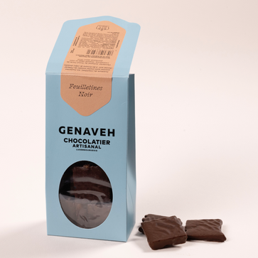 Image of Feuilletines, dark or milk chocolate, Genaveh - 6