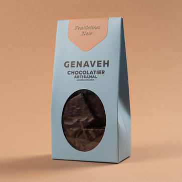 Image of Feuilletines, dark or milk chocolate, Genaveh - 4