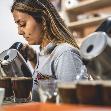 Café moulu, Las Perlitas, Colombie