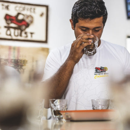 Café en grain, Las Perlitas, Colombie