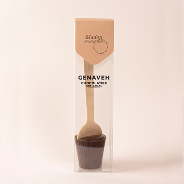 Image of Hot chocolate, Dark Chocolate Caraïbe 66% Spoon, Genaveh - 1