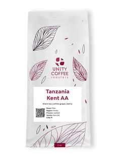 Whole bean, Filter, Tanzania Kent AA, Unity Coffee