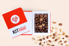 Coffret, chocolat noir & lait, kit d'urgence, Chocolaterie RG