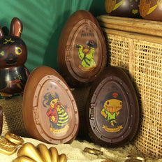 Easter creation, Oeuf Hublot, dark or milk chocolate, Chocolaterie RG