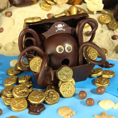 Easter creation, the Kraken, dark or milk chocolate, Chocolaterie RG