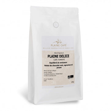 Image of Whole bean, Plaine Délice Organic Coffee Blend, Plaine Café - 1