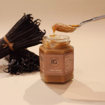Image of Spread, vanilla & salted caramel spread, Chocolaterie RG (1 x 195g) - 1
