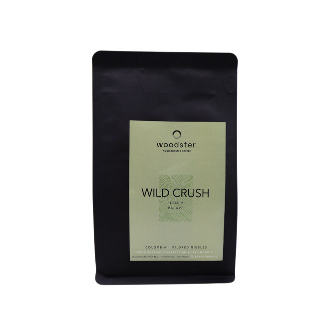 Ground coffee, Wild Crush, Colombia, Woodster